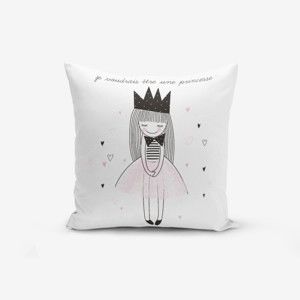 Poszewka na poduszkę z domieszką bawełny Minimalist Cushion Covers Je Noudrais Etre Une Princesse, 45x45 cm