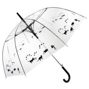 Przezroczysty parasol Ambiance Cats, ⌀ 100 cm