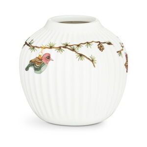 Biały porcelanowy wazon świąteczny Kähler Design Hammershøi, wys. 13 cm