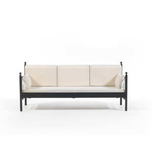 Beżowa 3-osobowa sofa ogrodowa Lalas DK, 76x209 cm