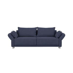 Ciemnoniebieska 3-osobowa sofa rozkładana Windsor & Co Sofas Casiopea