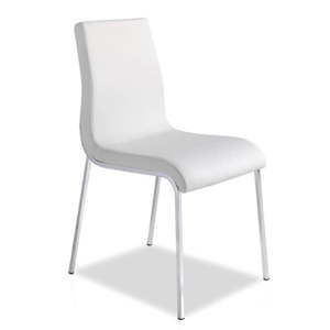 Białe krzesło Ángel Cerdá Lupe