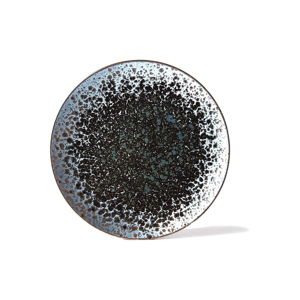 Czarno-szary talerz ceramiczny MIJ Pearl, ø 29 cm