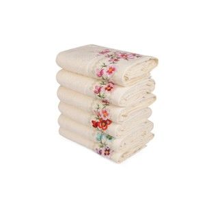 Zestaw 6 ręczników z czystej bawełny Promises, 50x90 cm