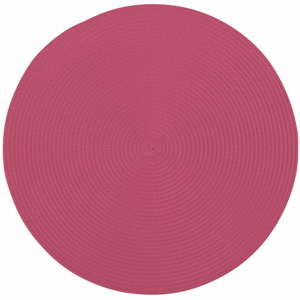 Różowa okrągła mata stołowa Tiseco Home Studio Round, ø 38 cm