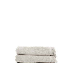 Zestaw 2 szarobrązowych ręczników kąpielowych ze 100% bawełny Bonami, 70x140 cm