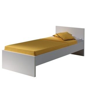 Białe łóżko Vipack Milan, 200x90 cm
