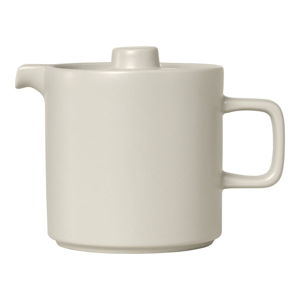 Biały ceramiczny dzbanek do herbaty Blomus Pilar, 1 l