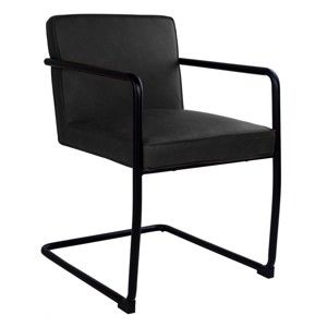 Zestaw 2 czarnych krzeseł House Nordic Valbo