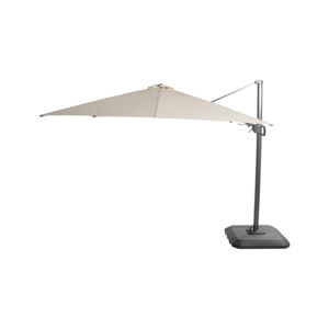 Beżowy wiszący kwadratowy parasol Hartman Deluxe, 300x300 cm