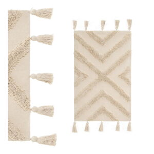 Kremowy bawełniany dywan odpowiedni do prania 50x80 cm – Casa Selección