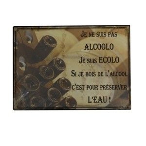 Tabliczka z blachy Antic Line Alcoolo