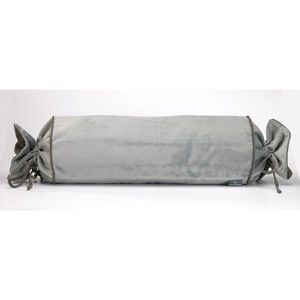 Szara poszewka na poduszkę WeLoveBeds Silver Candy, ⌀ 20x58 cm