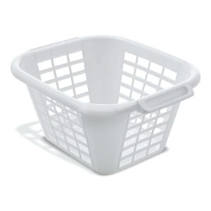 Biały kosz na pranie Addis Square Laundry Basket, 24 l