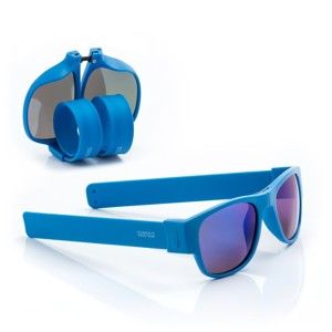 Niebieskie zwijane okulary przeciwsłoneczne InnovaGoods Sunfold ES5