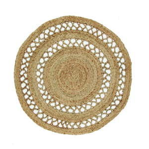 Okrągły dywan z juty Eco Rugs Asako, Ø 120 cm