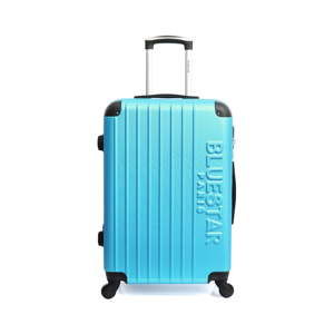 Turkusowa walizka podróżna na kółkach Bluestar Carisse, 37 l