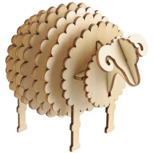 Drewniane puzzle 3D Le Studio Sheep