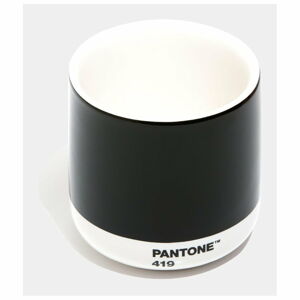 Czarny ceramiczny termokubek Pantone Cortado, 175 ml