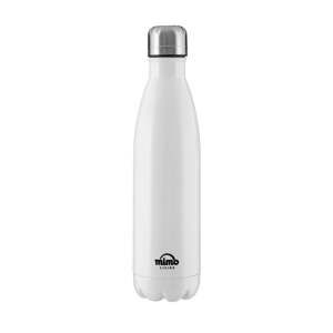 Biała matowa butelka termiczna ze stali nierdzewnej Premier Housewares Mimo, 350 ml
