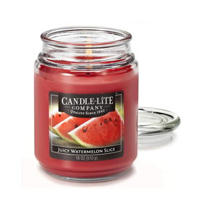 Świeczka w szkle o zapachu arbuza Candle-Lite, 110 h