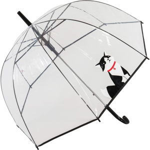 Przezroczysty parasol odporny na wiatr Ambiance Small Cat, ⌀ 84 cm