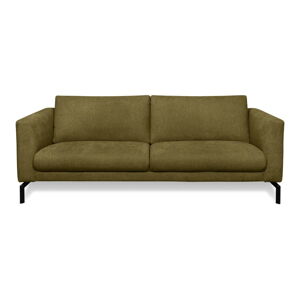 Musztardowa sofa 216 cm Gomero – Scandic