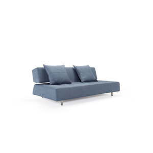 Niebieska rozkładana sofa Innovation Long Horn Soft Indigo