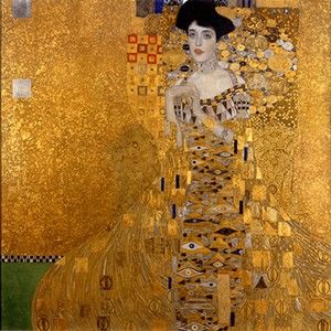 Reprodukcja obrazu Gustava Klimta – Adele Bloch–Bauer I, 45x45 cm