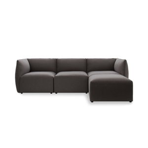 Sofa trzyosobowa VIVONITA Cube Dark Grey z podnogiem