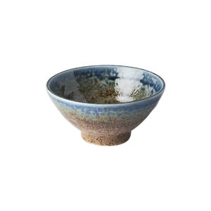 Niebiesko-brązowa ceramiczna miska MIJ Earth & Sky, ø 16 cm