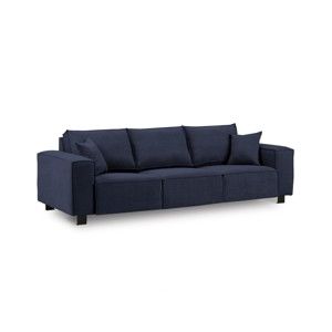 Ciemnoniebieska sofa 3-osobowa Kooko Home Modern