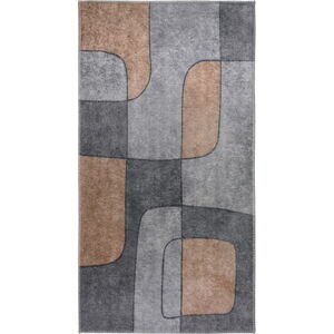Szary dywan odpowiedni do prania 50x80 cm – Vitaus