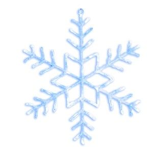 Dekoracja świecąca w kształcie płatka śniegu LED Best Season Merry Snowflake, Ø 80 cm