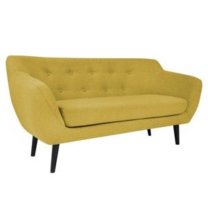 Żółta sofa 2-osobowa Mazzini Sofas Piemont