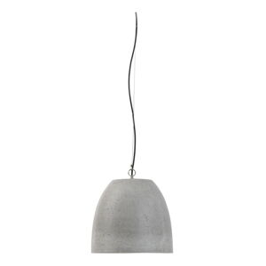 Czarna/szara lampa wisząca z betonowym kloszem ø 36 cm Malaga – it's about RoMi