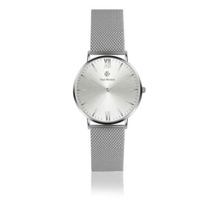 Zegarek damski z paskiem ze stali nierdzewnej w srebrnym kolorze Paul McNeal Impacto