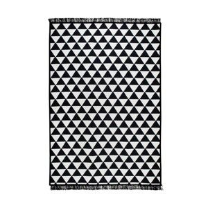Czarny-biały dywan dwustronny Cihan Bilisim Tekstil Apollon, 140x215 cm