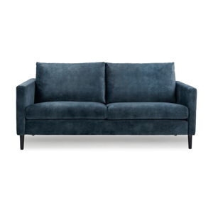 Scandic Adagio sofa z ciemnoniebieskiego aksamitu, szer. 153 cm