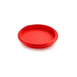 Czerwona silikonowa forma do pieczenia Lékué, ⌀ 29 cm