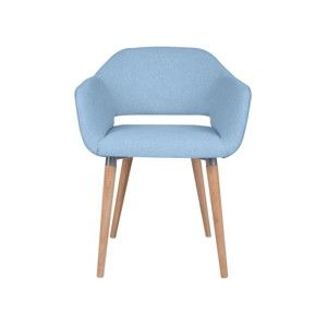 Jasnoniebieske krzesło do jadalni Cosmopolitan Design Napoli