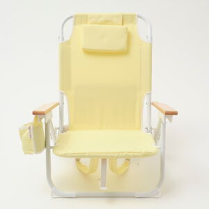 Jasnożółte krzesło ogrodowe Utopia – Sunnylife