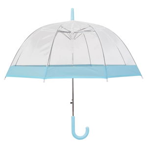 Przezroczysty automatyczny parasol Ambiance Pastel Blue, ⌀ 85 cm