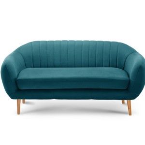 Turkusowozielona sofa 3-osobowa Scandi by Stella Cadente Maison Comete