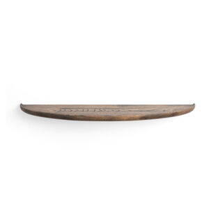 Brązowa półka z litego drewna dębowego 70 cm Mu – Gazzda