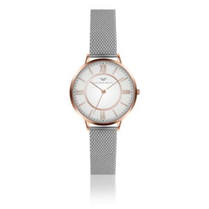 Zegarek damski z paskiem ze stali nierdzewnej w srebrnym kolorze Victoria Walls Jane