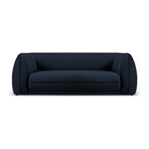 Ciemnoniebieska aksamitna sofa 225 cm Lando – Micadoni Home