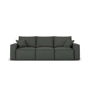 Ciemnoszara sofa Cosmopolitan Design Miami, 245 cm