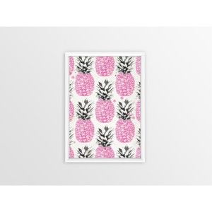 Obraz Piacenza Art Pink Pineapples, 30x20 cm