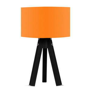 Lampa stołowa z pomarańczowym abażurem Kate Louise Blackie